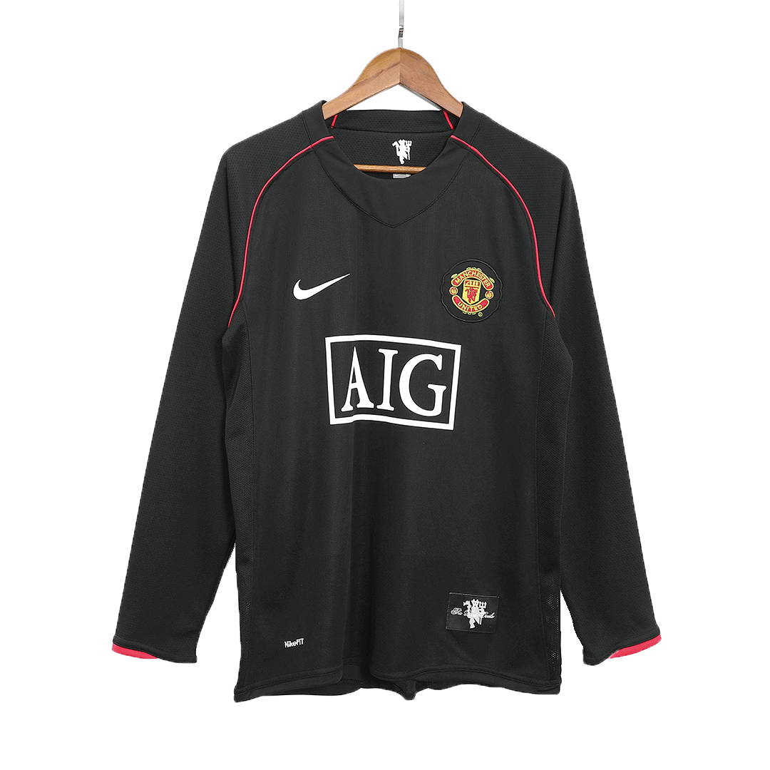 Manchester United Retro 2007/08 away long-sleeved soccer jersey Go Soccer World Shop