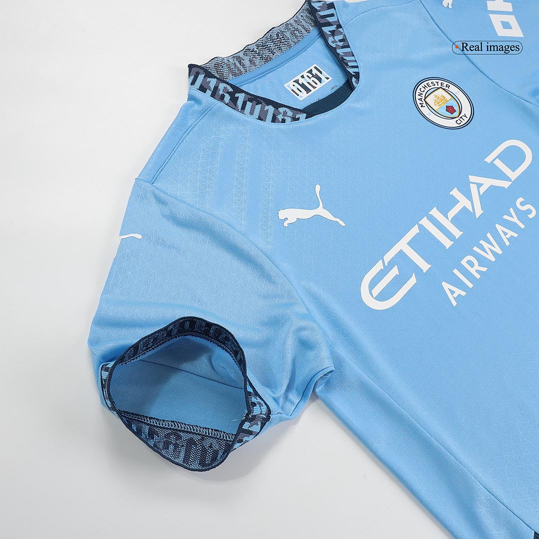 Player version RODRIGO #16 Manchester City Home soccer jersey 2024/25 - UCL Go Soccer World Shop