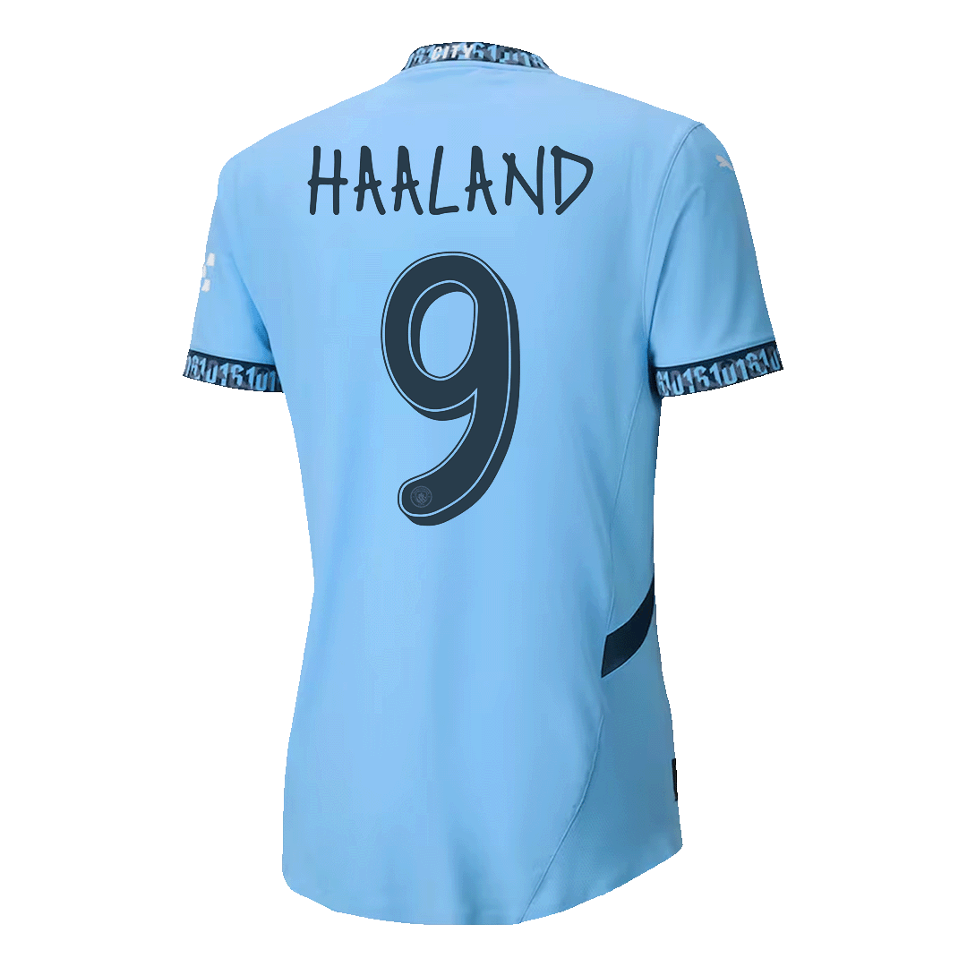 HAALAND #9 Player Edition Manchester City 2024/25 Home soccer jersey - UCL Go Soccer World Shop