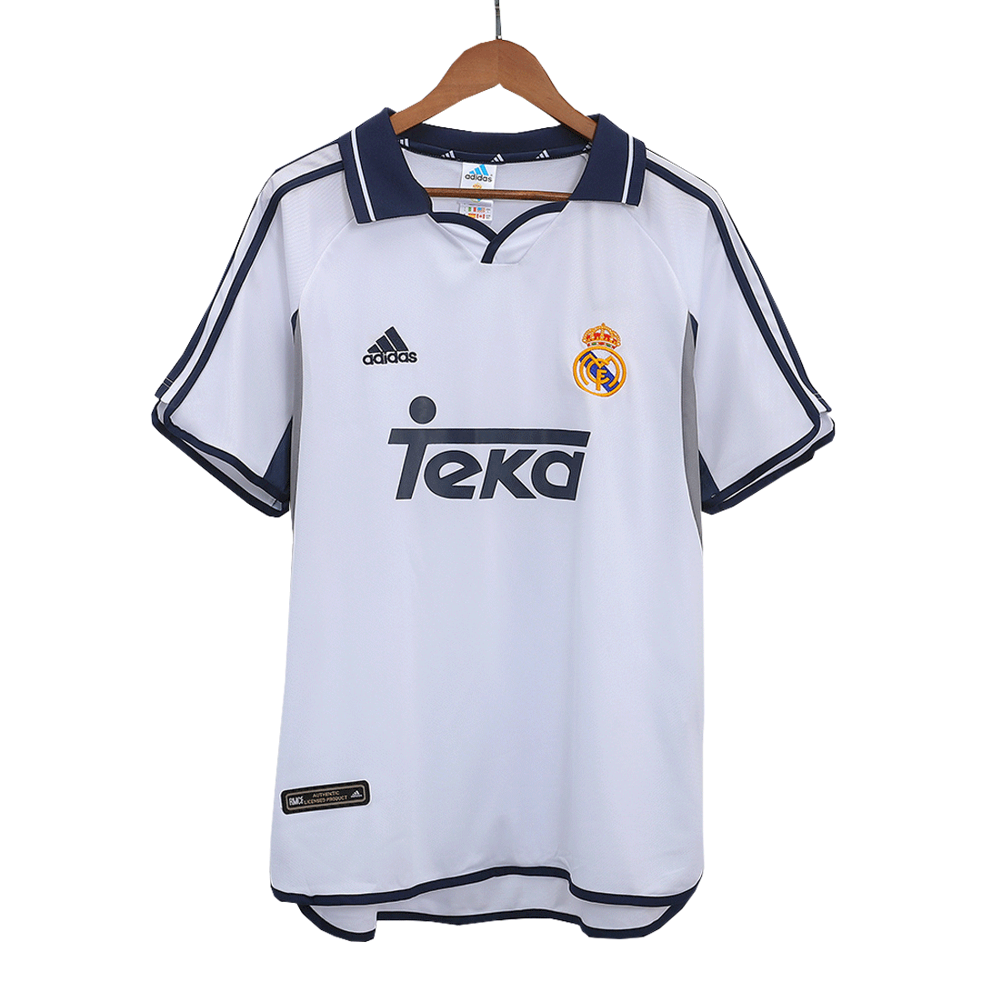 Real Madrid Retro 2000/01 home jersey Go Soccer World Shop