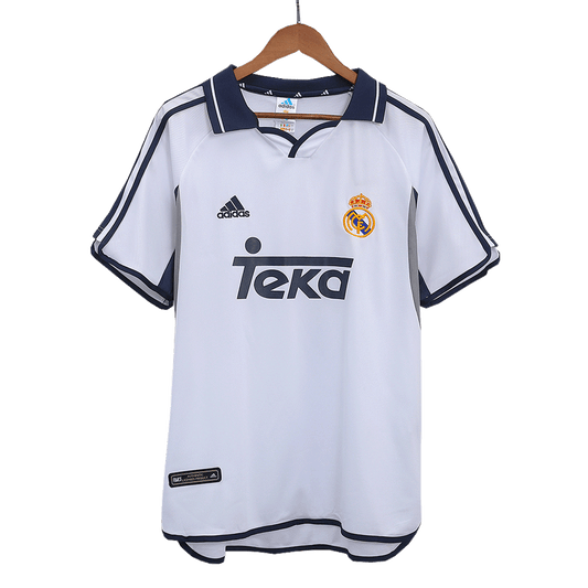 Real Madrid Retro 2000/01 home jersey Go Soccer World Shop