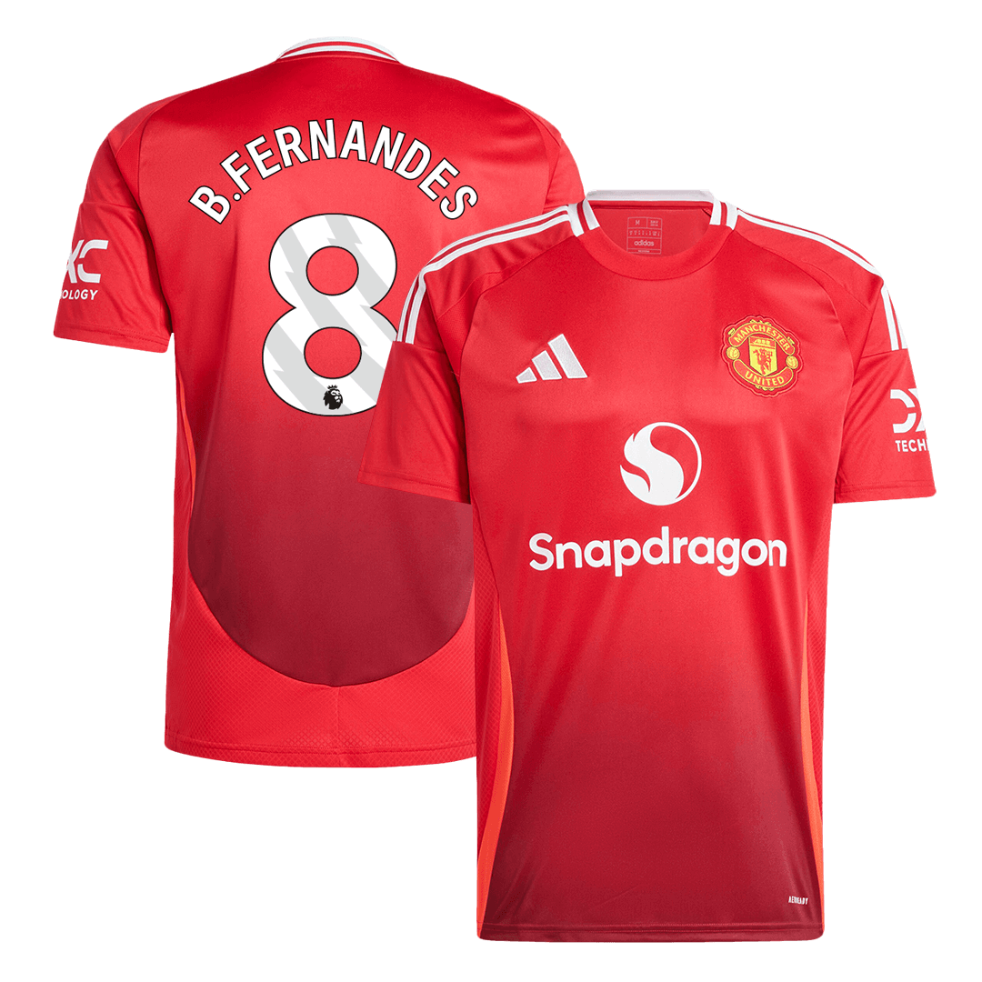 B.FERNANDES #8 Manchester United 2024/25 soccer jersey Go Soccer World Shop