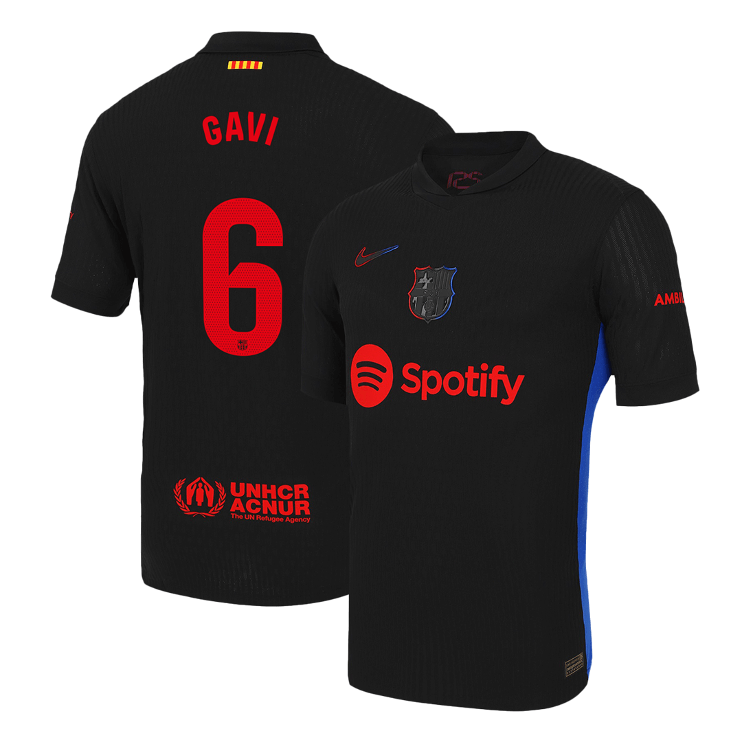 Player version GAVI #6 Barcelona 2024/25 away soccer jersey Go Soccer World Shop