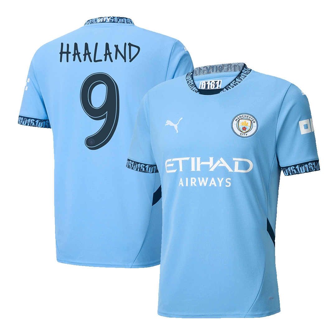 HAALAND #9 Manchester City 2024/25 soccer jersey - UCL Go Soccer World Shop