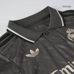 Real Madrid third away soccer kit for children (jersey + shorts + socks) 2024/25 Go Soccer World Shop