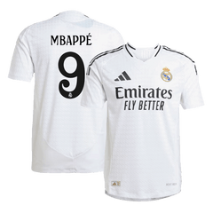 Player Version Mbappé #9 Real Madrid Home Soccer Jersey 2024/25 Go Soccer World Shop