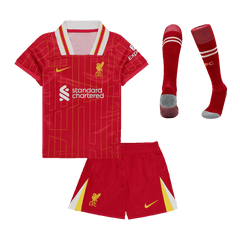 Liverpool Kids Home soccer jersey Set (Jersey + Shorts + Socks) 2024/25 Go Soccer World Shop