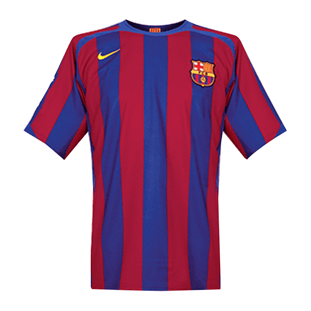 Retro 2005/06 Barcelona Home soccer jersey - UCL Go Soccer World Shop