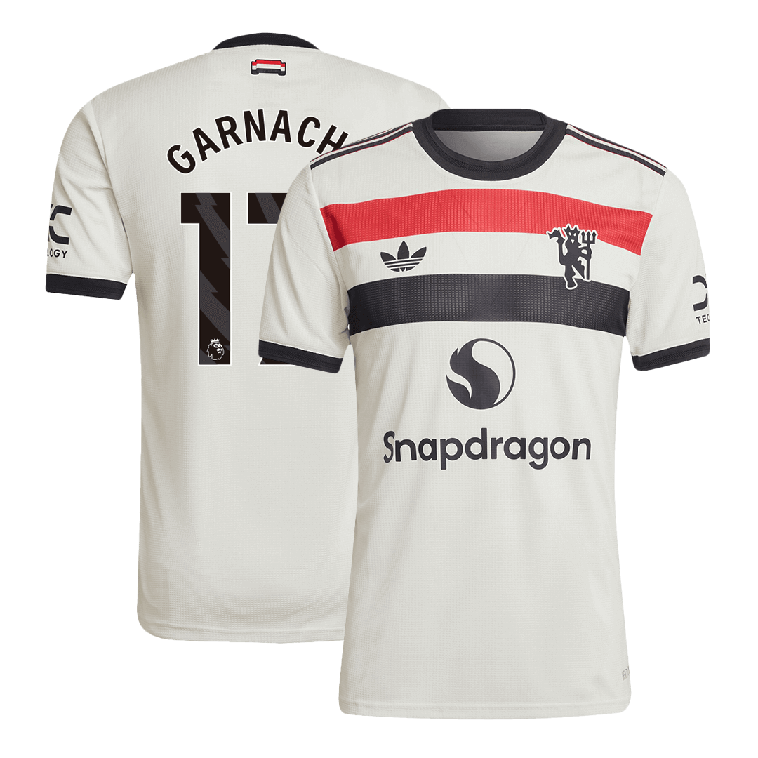 GARNACHO #17 Player Version Manchester United 2024/25 Third Away soccer jersey Go Soccer World Shop