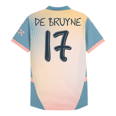 DE BRUYNE Player Version #17 Manchester City Fourth Away soccer jersey 2024/25 - Definitely City Go Soccer World Shop