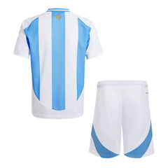 Argentina Kids Home jersey Set (Jersey + Shorts) Copa América 2024 Go Soccer World Shop