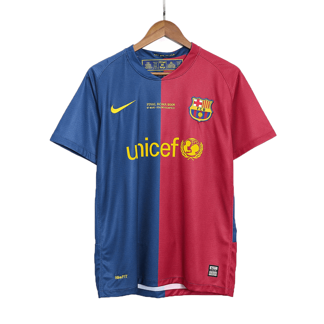 Retro 2008/09 Barcelona Home soccer jersey - UCL Final Go Soccer World Shop