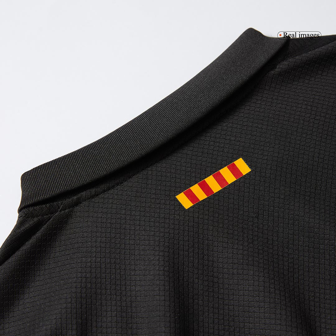 Barcelona children's away soccer kit (jersey + shorts) 2024/25 - Spotify logo without text Go Soccer World Shop