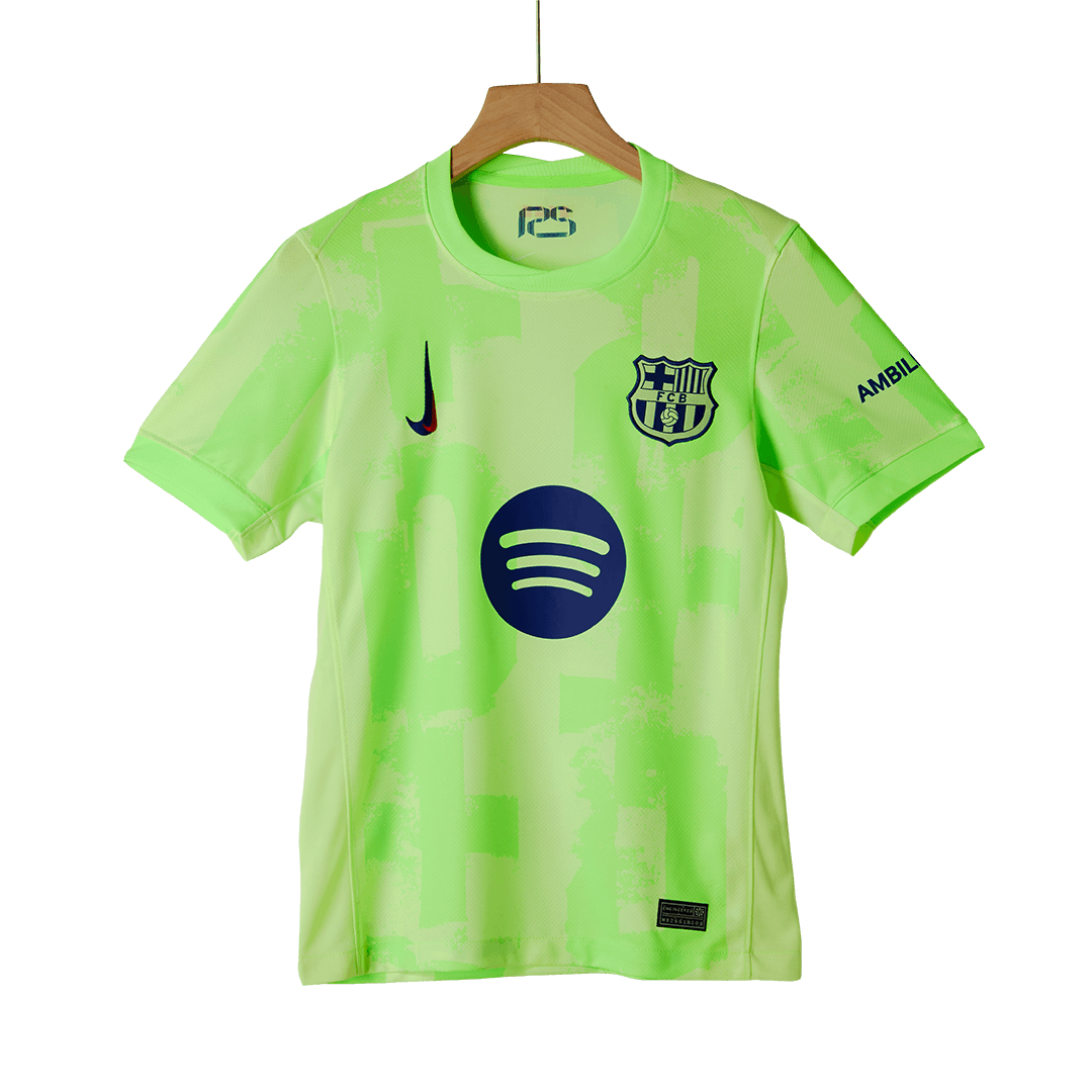 Barcelona third away kit (jersey + shorts) 2024/25 – (Spotify logo without text) Go Soccer World Shop