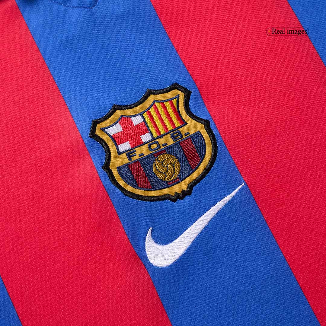 Retro 2001/02 Barcelona Home soccer jersey Go Soccer World Shop