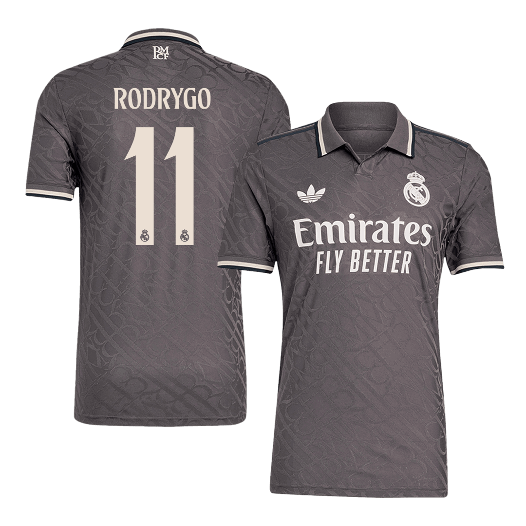 Player version RODRYGO #11 Real Madrid third away soccer jersey 2024/25 Go Soccer World Shop