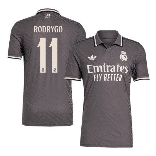 Player version RODRYGO #11 Real Madrid third away soccer jersey 2024/25 Go Soccer World Shop