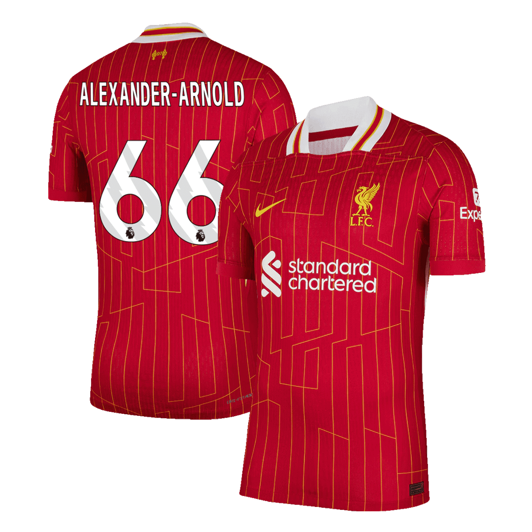 Player Version ALEXANDER-ARNOLD #66 Liverpool Home Soccer Jersey 2024/25 Go Soccer World Shop