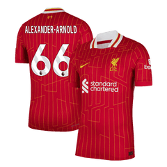 Player version ALEXANDER-ARNOLD #66 Liverpool Home soccer jersey 2024/25 Go Soccer World Shop