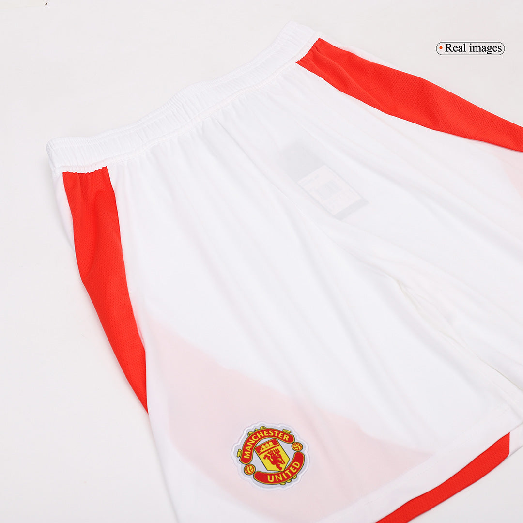 Manchester United soccer shorts for the 2024/25 season Go Soccer World Shop