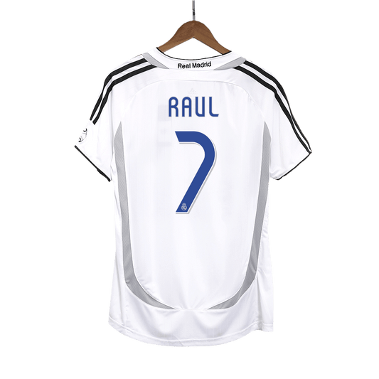 Retro RAUL #7 2006/07 Real Madrid soccer jersey Go Soccer World Shop