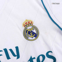 Real Madrid Retro 2017/18 home jersey Go Soccer World Shop