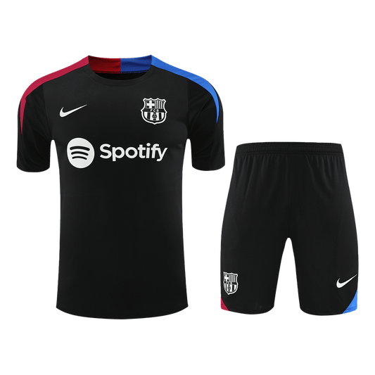 Barcelona pre-match soccer jersey set (jersey + shorts) 2024/25 Go Soccer World Shop