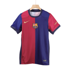 GAVI #6 Barcelona 2024/25 home soccer jersey - Spotify logo without text Go Soccer World Shop