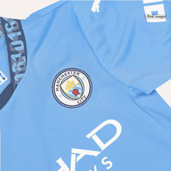 Manchester City Kids Home soccer jersey Set (Jersey + Shorts) 2024/25 Go Soccer World Shop