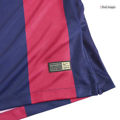 2014/15 Barcelona Home Retro Long Sleeve soccer jersey Go Soccer World Shop