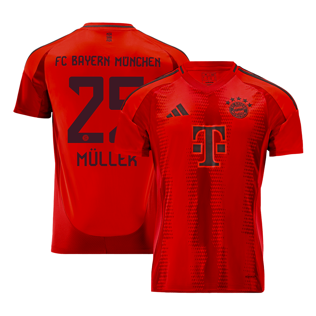 Müller #25 Bayern Munich 2024/25 soccer jersey Go Soccer World Shop