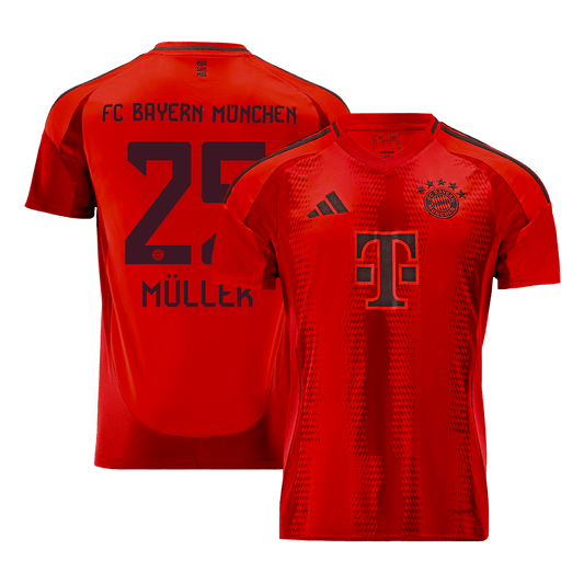 Müller #25 Bayern Munich 2024/25 soccer jersey Go Soccer World Shop