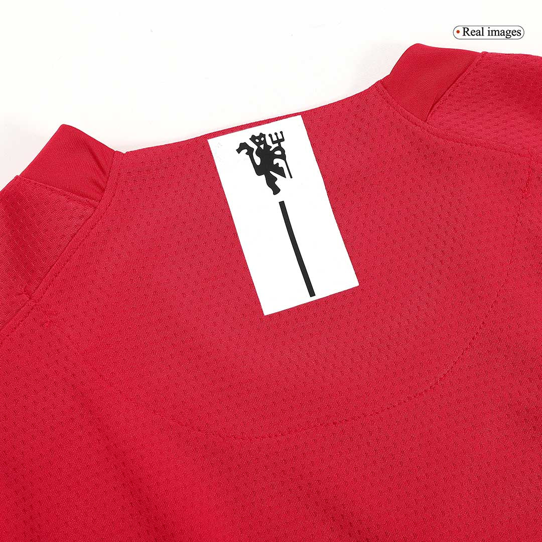 2007/08 Manchester United Champions League Retro Long Sleeve soccer jersey UCL Final Go Soccer World Shop