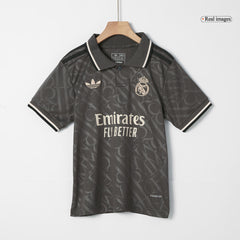 Real Madrid third away soccer kit for children (jersey + shorts + socks) 2024/25 Go Soccer World Shop