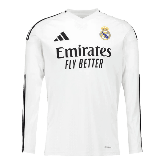 Real Madrid long sleeve soccer jersey 2024/25 Go Soccer World Shop