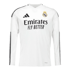 Real Madrid long sleeve soccer jersey 2024/25 Go Soccer World Shop