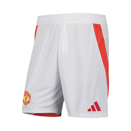 Manchester United soccer shorts for the 2024/25 season Go Soccer World Shop