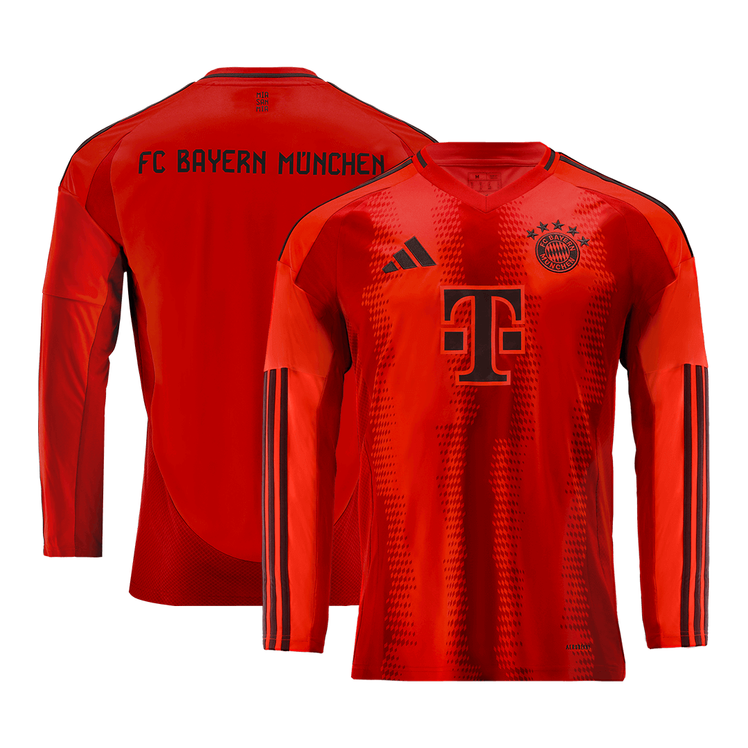 Bayern Munich long-sleeved soccer jersey 2024/25 Go Soccer World Shop