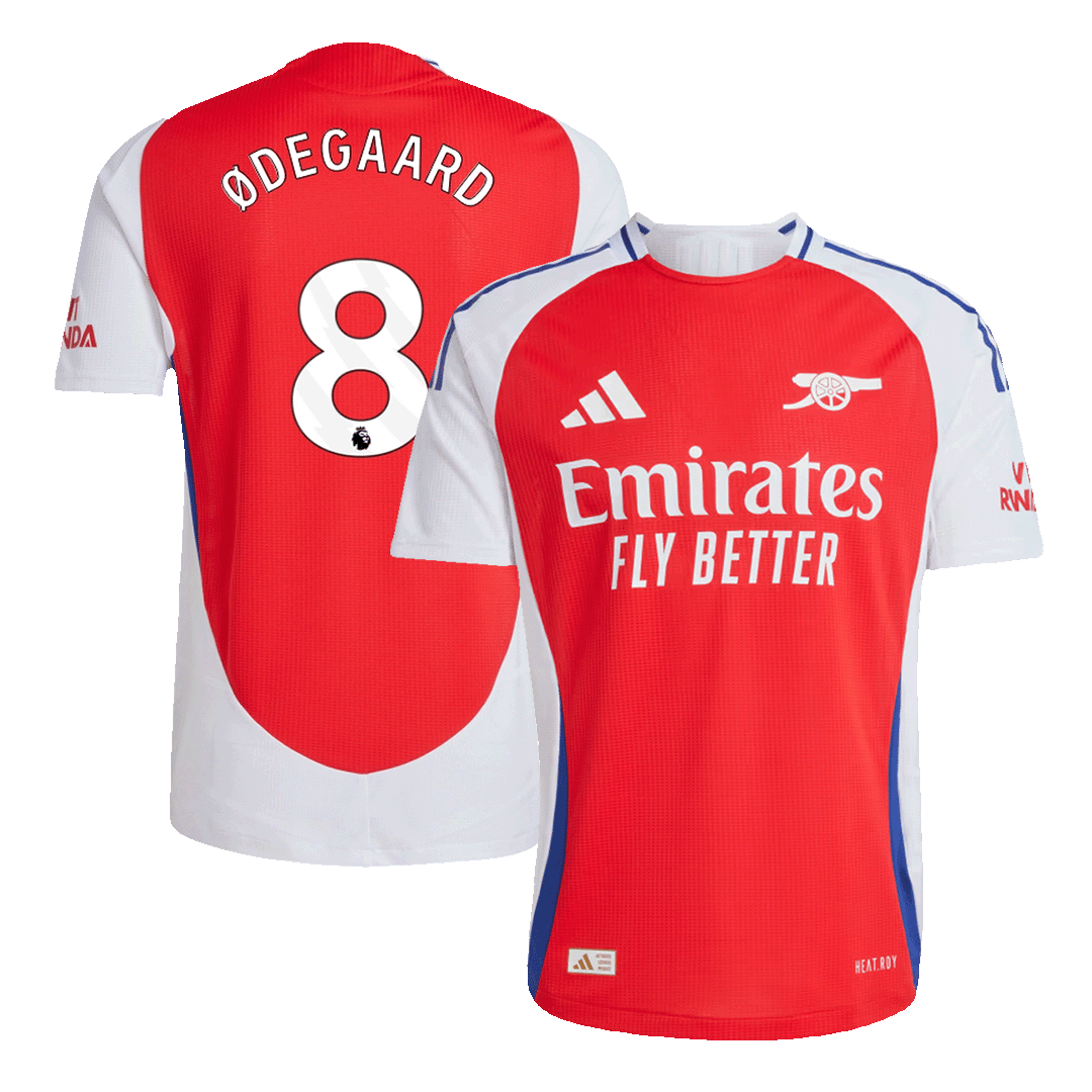 Ødegaard #8 Player Version Arsenal 2024/25 Home soccer jersey Go Soccer World Shop