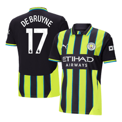 DE BRUYNE #17 Manchester City 2024/25 away soccer jersey Go Soccer World Shop