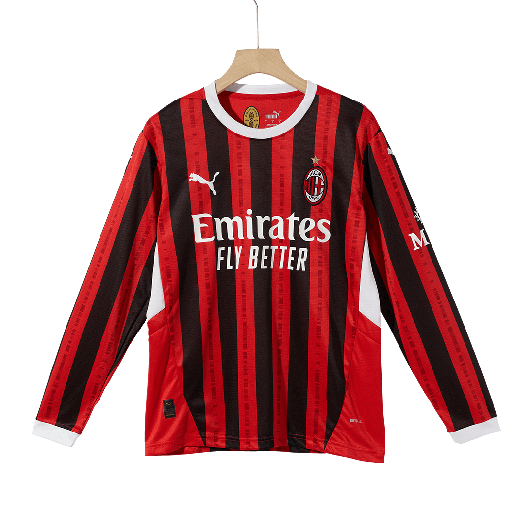 AC Milan 2024/25 long-sleeved soccer jersey Go Soccer World Shop