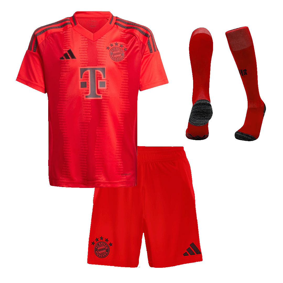 Bayern Munich Kids Home soccer jersey Set (Jersey + Shorts + Socks) 2024/25 Go Soccer World Shop