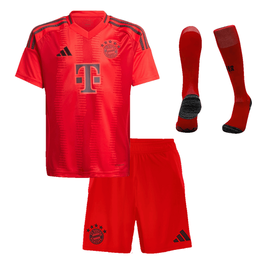 Bayern Munich Kids Home soccer jersey Set (Jersey + Shorts + Socks) 2024/25 Go Soccer World Shop