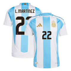 Argentina Lautaro Martínez #22 Copa América 2024 Home Match jersey Go Soccer World Shop