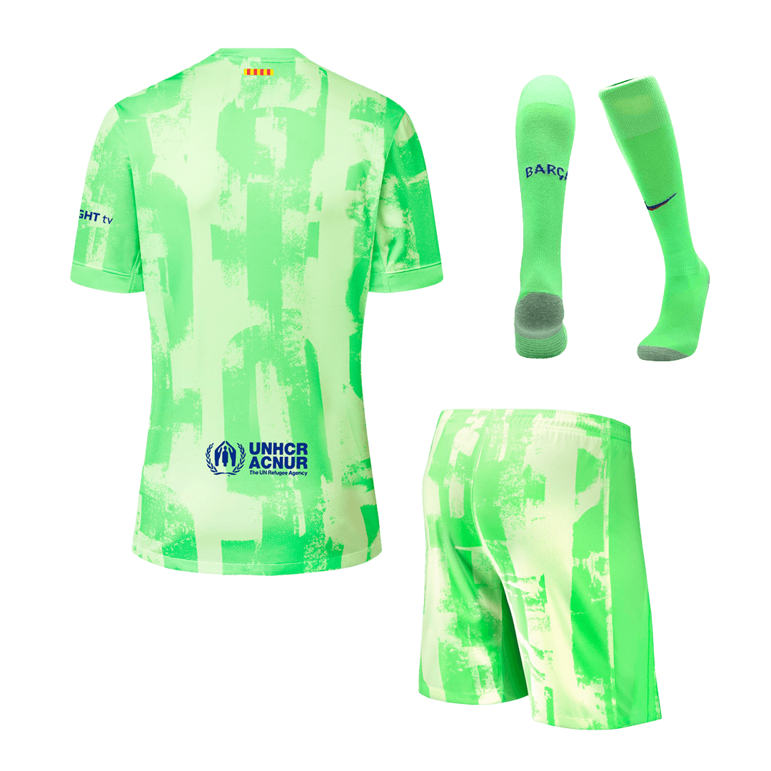 Barcelona third away kit (jersey + shorts + socks) 2024/25- (Spotify logo without text) Go Soccer World Shop