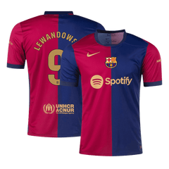 LEWANDOWSKI #9 Barcelona Home 2024/25 soccer jersey Go Soccer World Shop