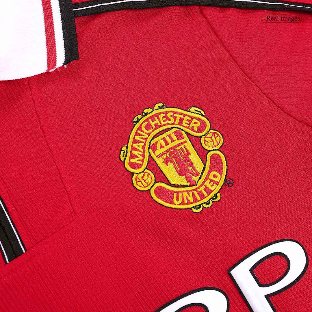 Long-sleeved soccer jersey, retro 1998/99 Manchester United Go Soccer World Shop