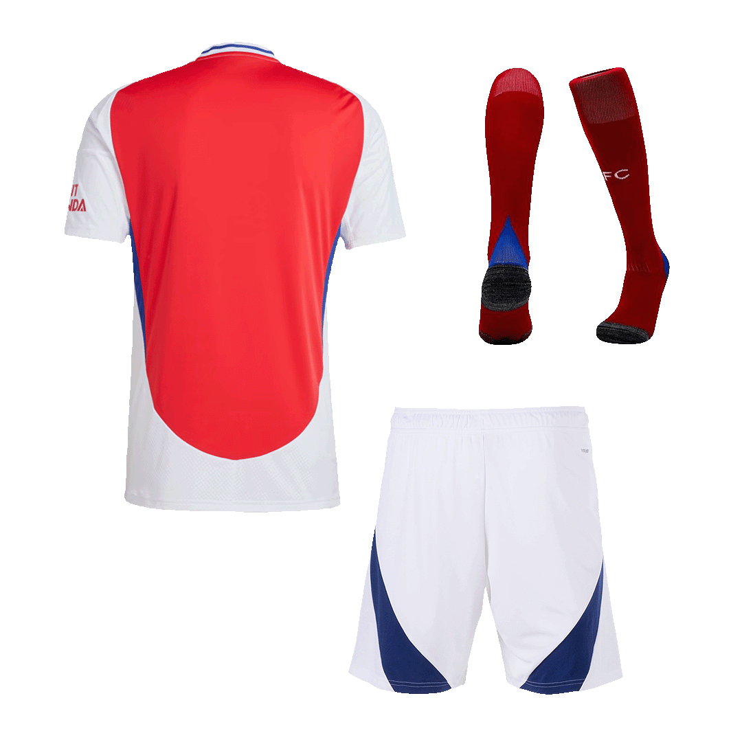 Arsenal Home soccer jersey Set (Jersey + Shorts + Socks) 2024/25 Go Soccer World Shop