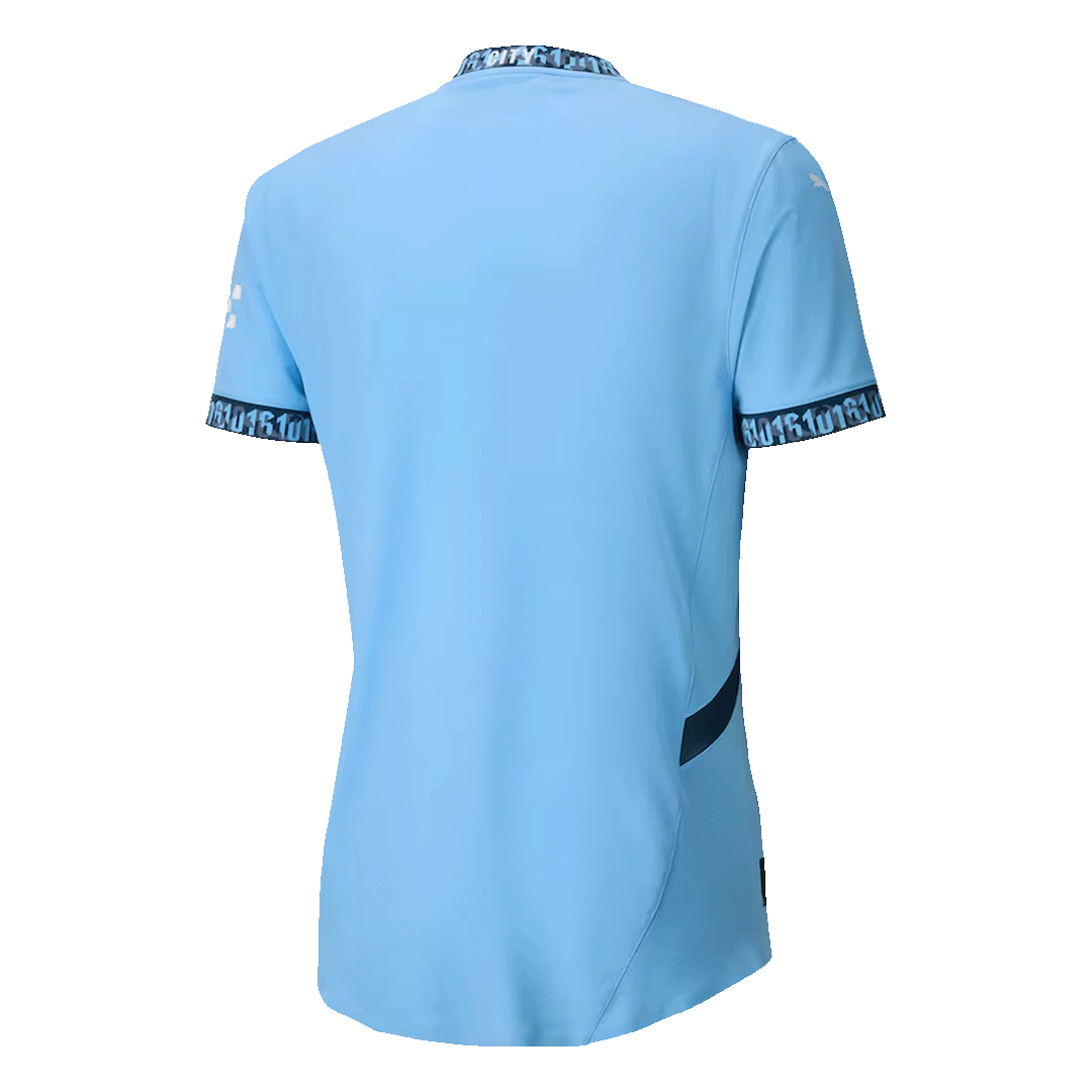 Player Version Manchester City Home Soccer Jersey 2024/25 Go Soccer World Shop