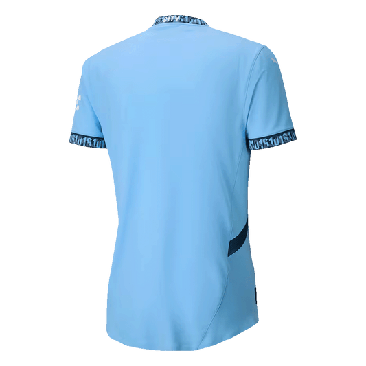 Player Version Manchester City Home Soccer Jersey 2024/25 Go Soccer World Shop